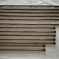 Bacchette estensibili in ferro battuto per tende