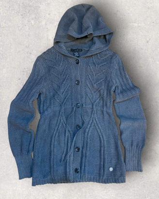 Cardigan grigio da donna