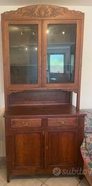 Credenza antica in legno (prima metà '900)
