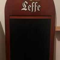 Lavagna vintage da bar - Leffe