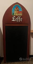 Lavagna vintage da bar - Leffe