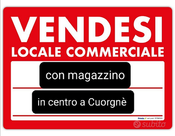Locale commerciale e magazzino in centro