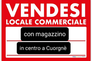 Locale commerciale e magazzino in centro