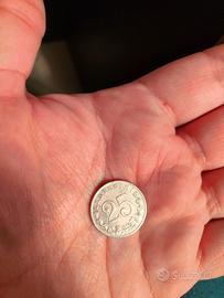 25 CENTESIMI 1903 + 0,20 LEK 1939 REGNO D'ITALIA 