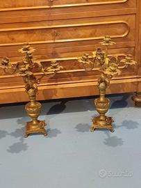 2 candelabri antichi