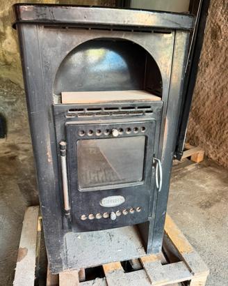Stufa a legna vintage