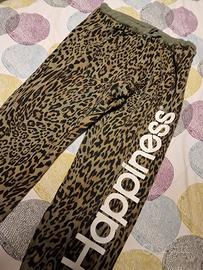 Pantaloni leopardati outlet happiness