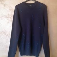 Pullover/maglione uomo viola.