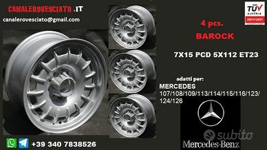 Cerchi barock 7x 15 5x112 et23 mercedes