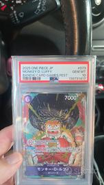 afro monkey d luffy psa 10