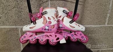 Pattini con ruote in linea Hello Kitty