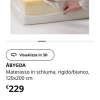 Materasso 120x200 come nuovo