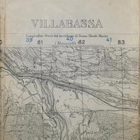 Carta Geografica IGM Villabassa (Niederdorf)  1955