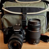 CANON EOS 1000D + EFS 18-55 + EF75-300