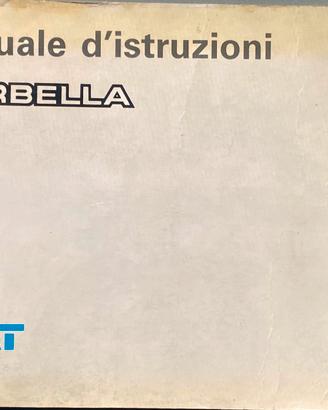 Manuale Uso e Manutenzione Seat Marbella D'Epoca