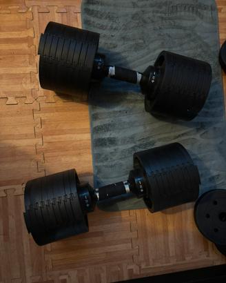 Coppia di manubri regolabili 9 in1 (palestra)
