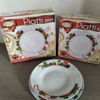 Servizio di Piatti Natalizio Nuovo 