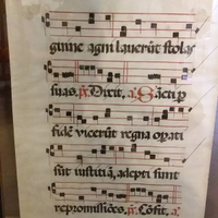 Pagina Antifonario spartito antico