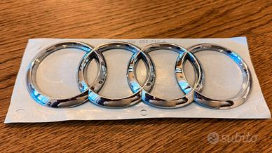 Stemmi / Loghi Anelli Audi Originali Cromati