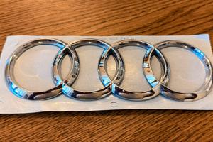 Stemmi / Loghi Anelli Audi Originali Cromati