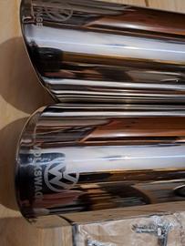 Terminali di scarico VW Golf 6 in acciaio inox