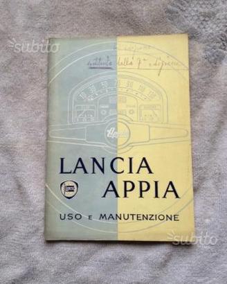 Manuali Uso e Manutenzione Lancia anni 50-60