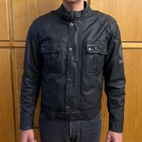 Giacca Moto Belstaff Pelle Taglia L con Protezioni