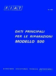 MANUALE NUOVA FIAT 500 D L SPORT GIARDINIERA DATI