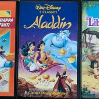 Lotto di 3 VHS originali di classici di Walt Disne