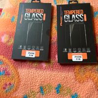 Pellicole vetro temperato per iphone 7-8