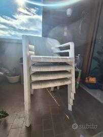 tavolo +4 sedie da giardino/terrazzo