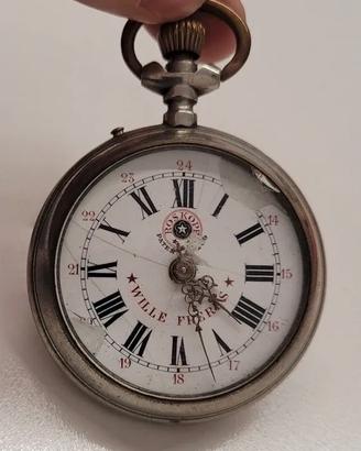 orologio da taschino vintage Roskopf Wille Freres