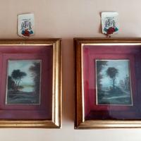 quadri n. 2 riproduzione 700 certificato