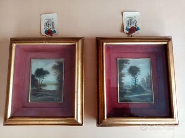 quadri n. 2 riproduzione 700 certificato