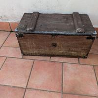 baule in legno vintage