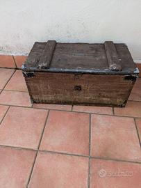 baule in legno vintage