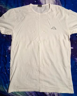 T-Shirt KAPPA bianca mis. L Usata Perfetta