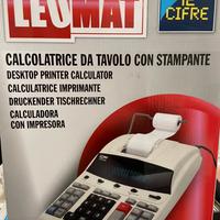 Calcolatrice da tavolo con stampante