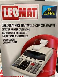 Calcolatrice da tavolo con stampante