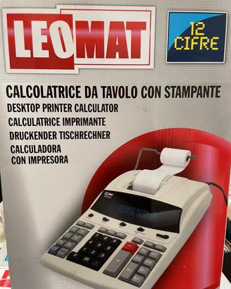 Calcolatrice da tavolo con stampante