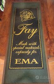 tavola pubblicitaria vintage Fay