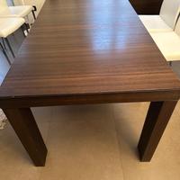 Tavolo da pranzo Poliform e sei sedie Cattelan