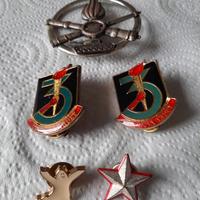 5 spille e cimeli militari anni 80