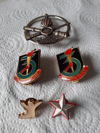 5 spille e cimeli militari anni 80