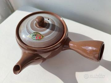 Teiera Giapponese Kyusu in Ceramica NEW