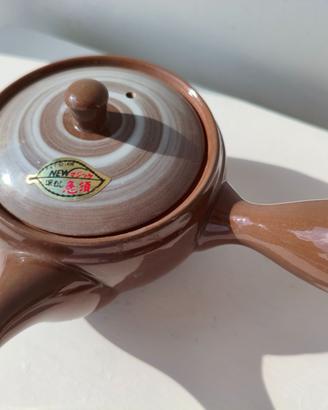 Teiera Giapponese Kyusu in Ceramica NEW