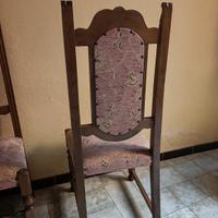 tavolo esagonale con sedie 