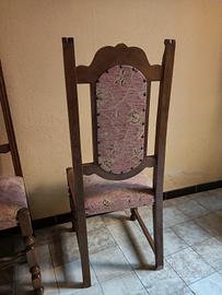 tavolo esagonale con sedie 