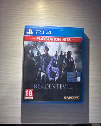 Videogioco play 4 “RESIDENT EVIL 6