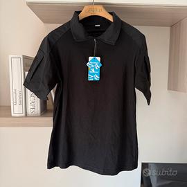 T shirt tattica uomo nera